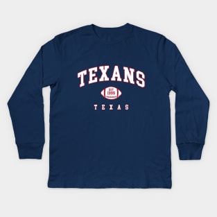The Texans Kids Long Sleeve T-Shirt